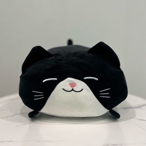 Takashoji Tuxedo Cat Plush Cushion Pillow 15" NWT